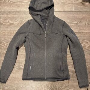 Arc'teryx Women's Dark Gray Hooded Utility Jacket